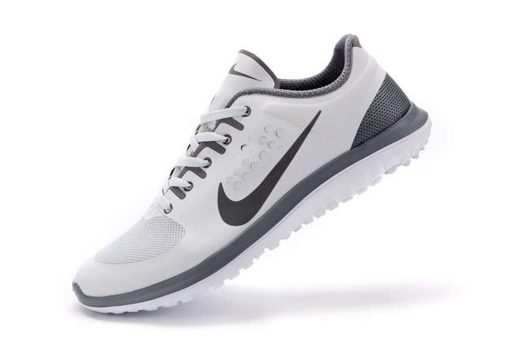 Nike FS Lite Run chaussures de course gratuit gris blanc (1)